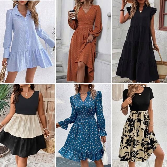 Wholesale Women's 2023 brand New top mix Mix dress bulk package used stock clothing