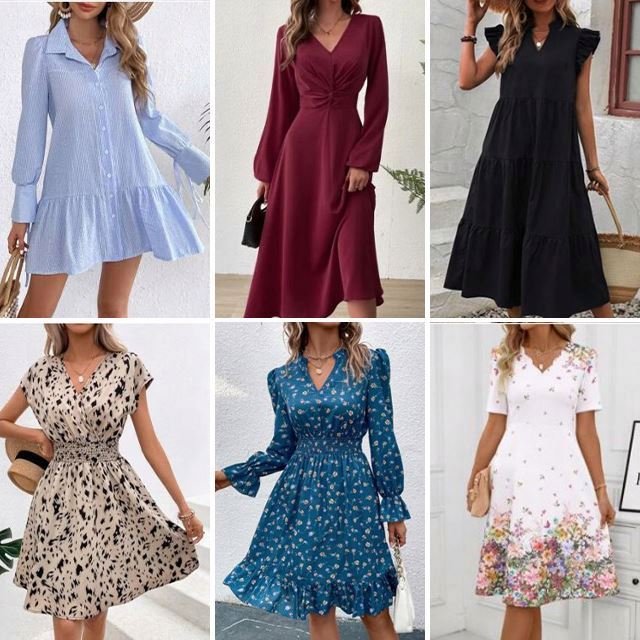 Wholesale Women's 2023 brand New top mix Mix dress bulk package used stock clothing