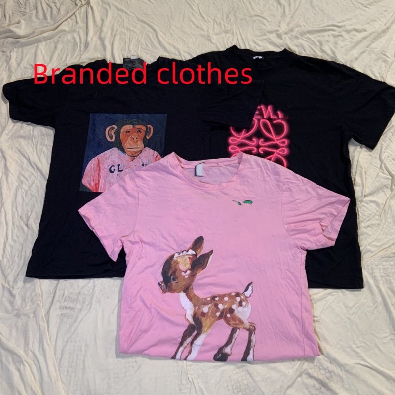 C04 used brand clothes bales used T-shirt and pants second hand clothes bulk from uk summer luxury clothes for men and women