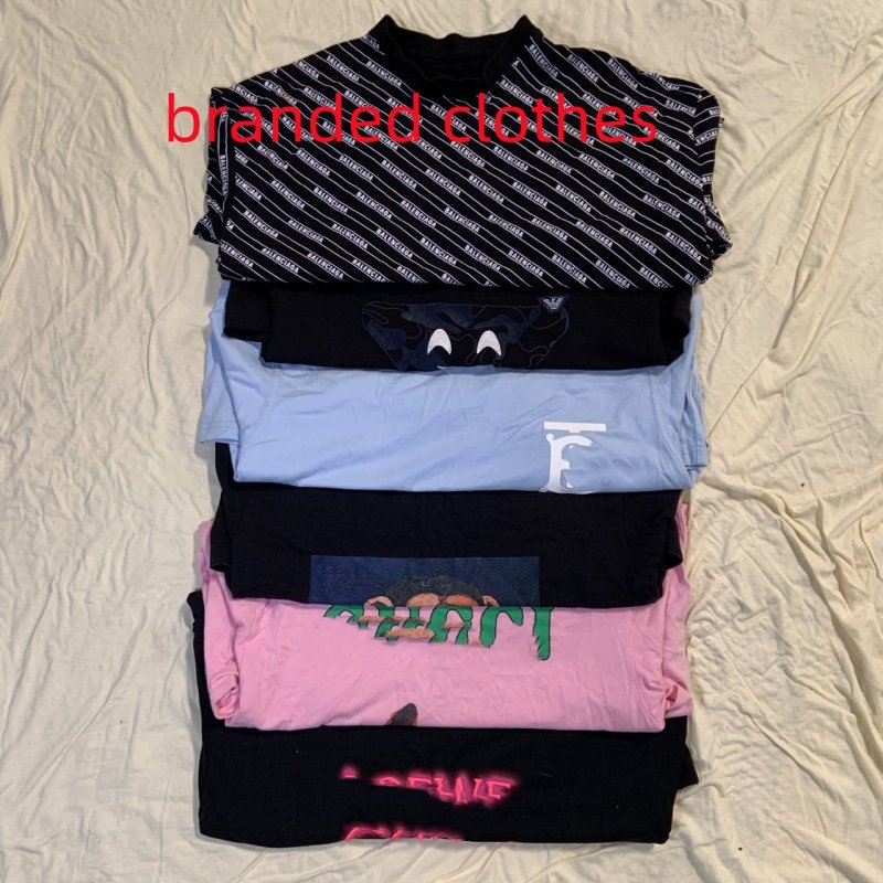 C04 used brand clothes bales used T-shirt and pants second hand clothes bulk from uk summer luxury clothes for men and women