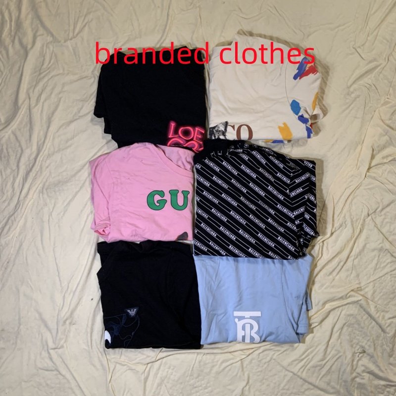 C04 used brand clothes bales used T-shirt and pants second hand clothes bulk from uk summer luxury clothes for men and women
