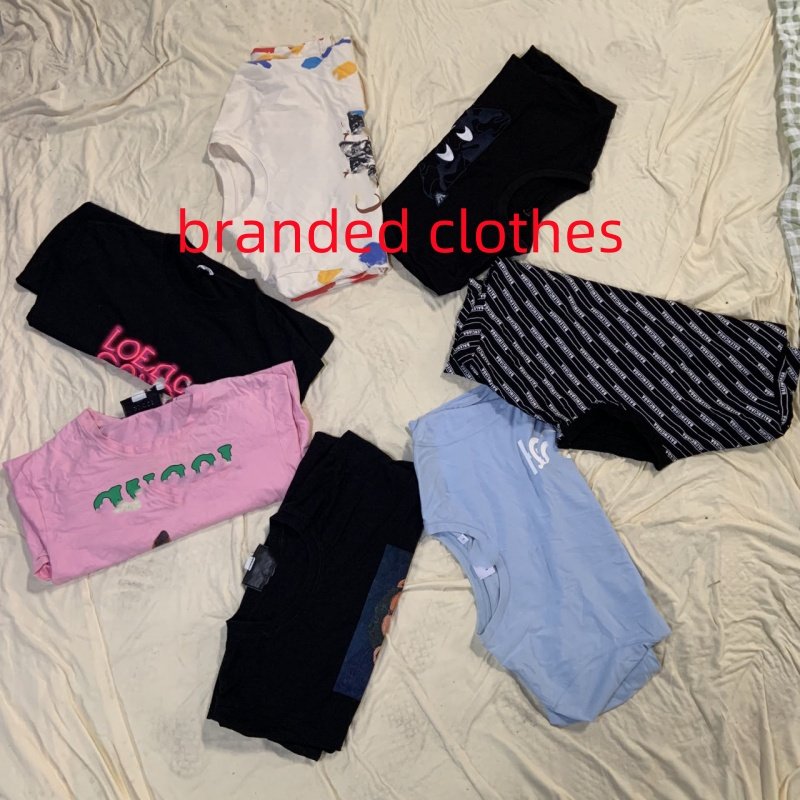 C04 used brand clothes bales used T-shirt and pants second hand clothes bulk from uk summer luxury clothes for men and women