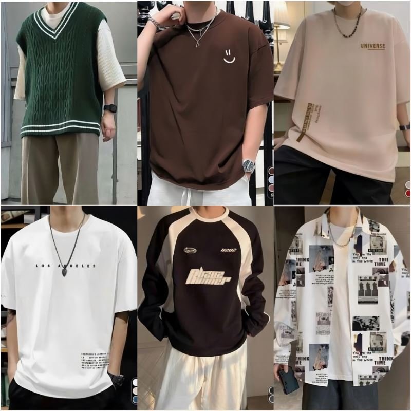Inventory men's beach shirts casual short sleeved fashionable new men's shirt print pattern cardigan style mix