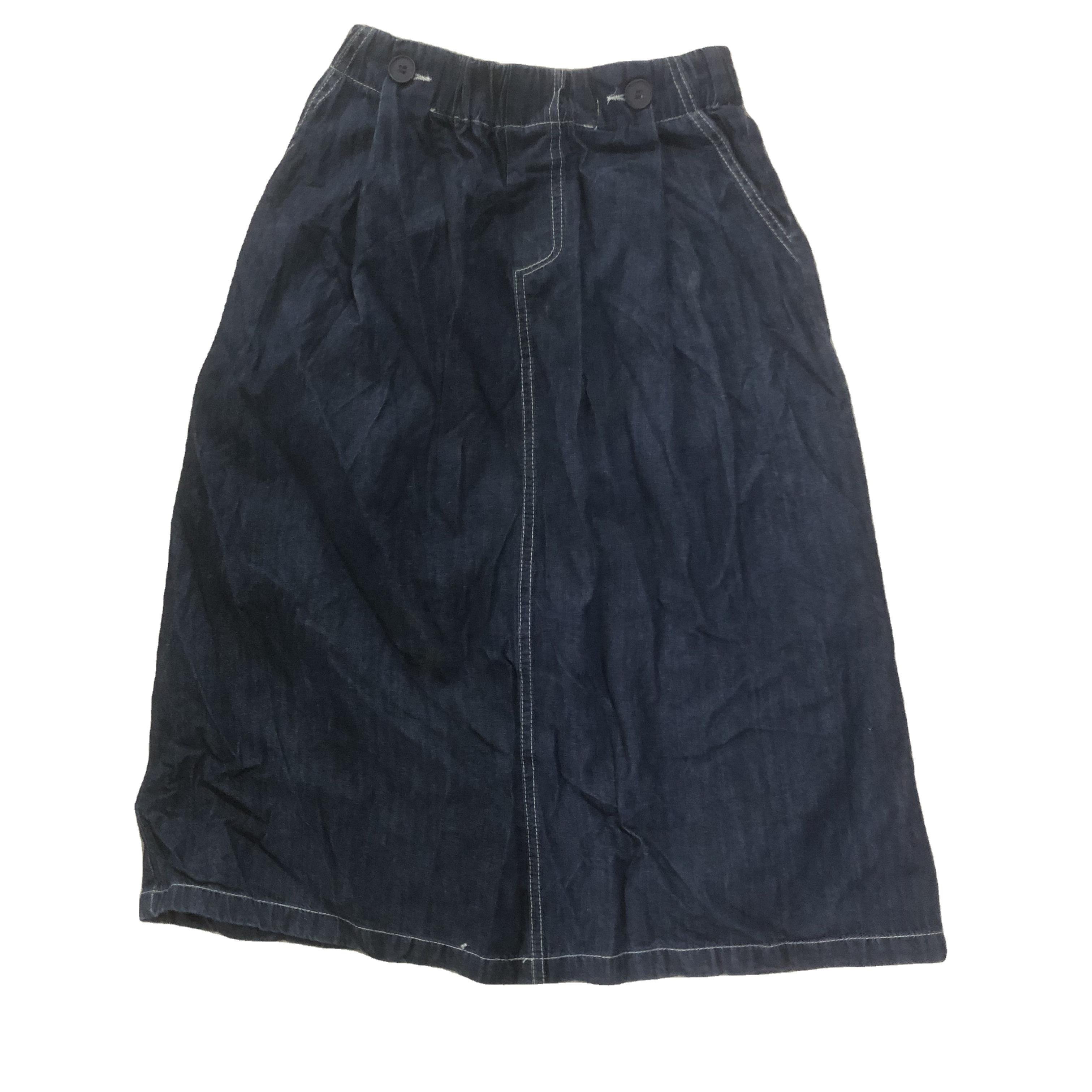 Wholesale second hand ladies long skirts stock used clothes women jeans skirts to Asia