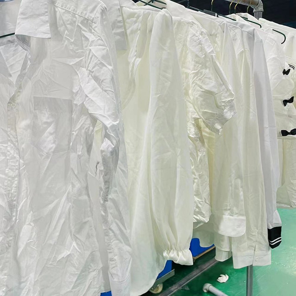 Wholesale high quality blouses for Ladies Cotton Blouse Suppliers For Second Hand Clothing In Bale Used Clothes In Stock