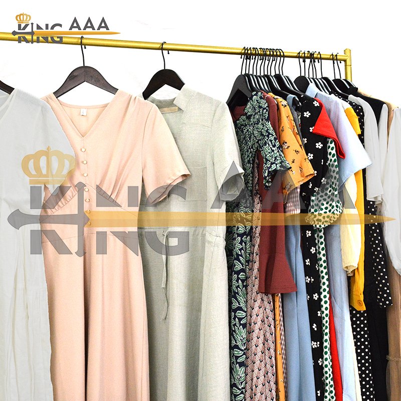 Bales clothes summer clothing bundle women dress second hand korea used clothes for 100kg