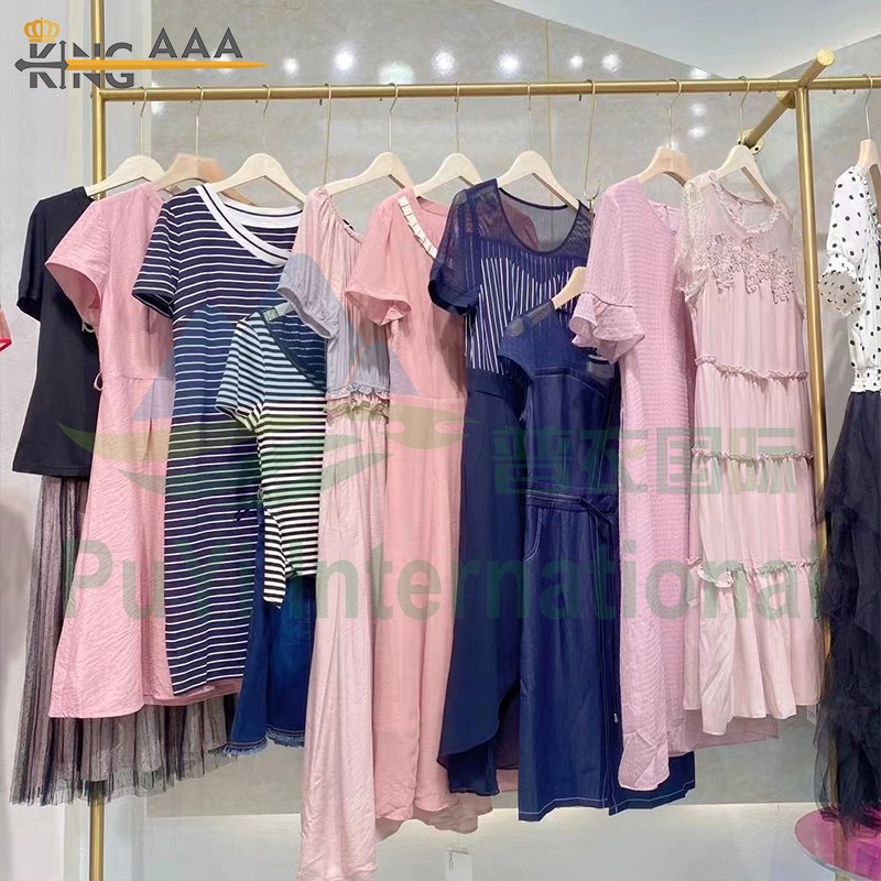 Bales clothes summer clothing bundle women dress second hand korea used clothes for 100kg