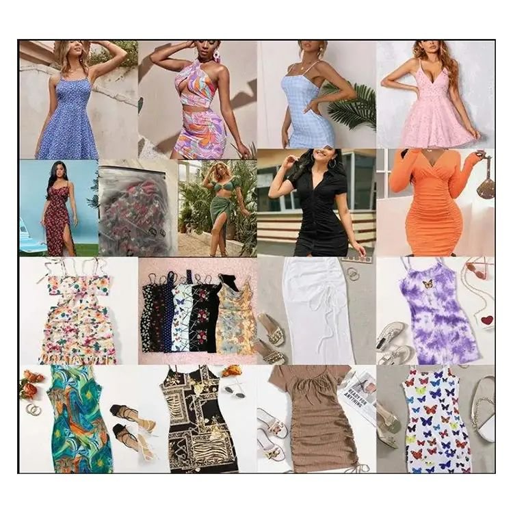 Wholesale and bulk clothing inventory new large bag clothing women's second-hand clothing random shipment