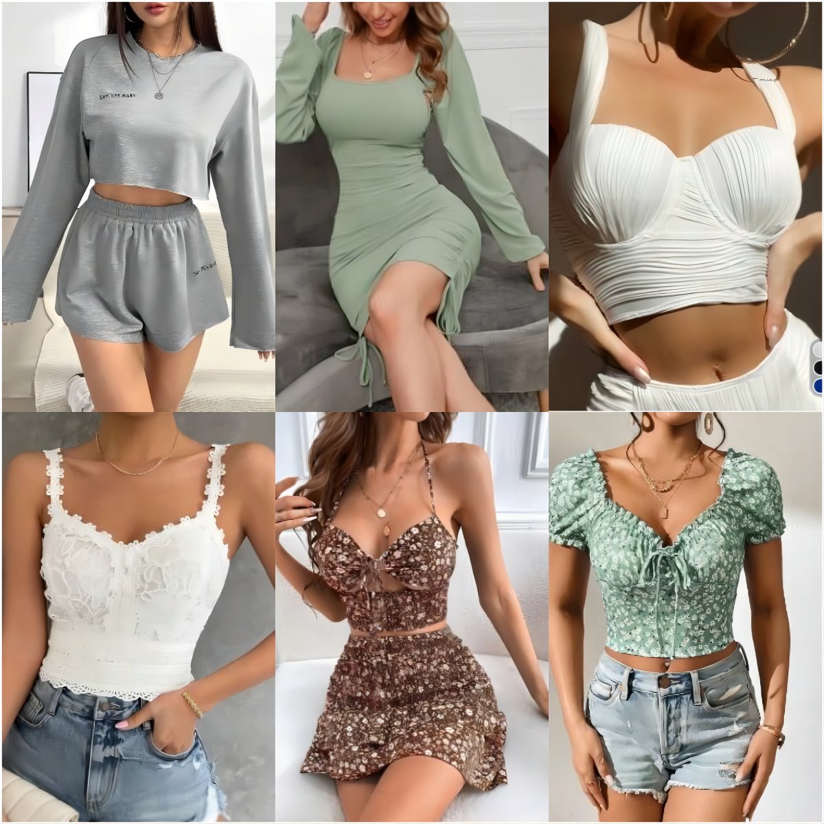 2024 wholesale Stock Dress swimsuit clothes factory bulk clothing shipping shop blusas used clothes womens tops dress
