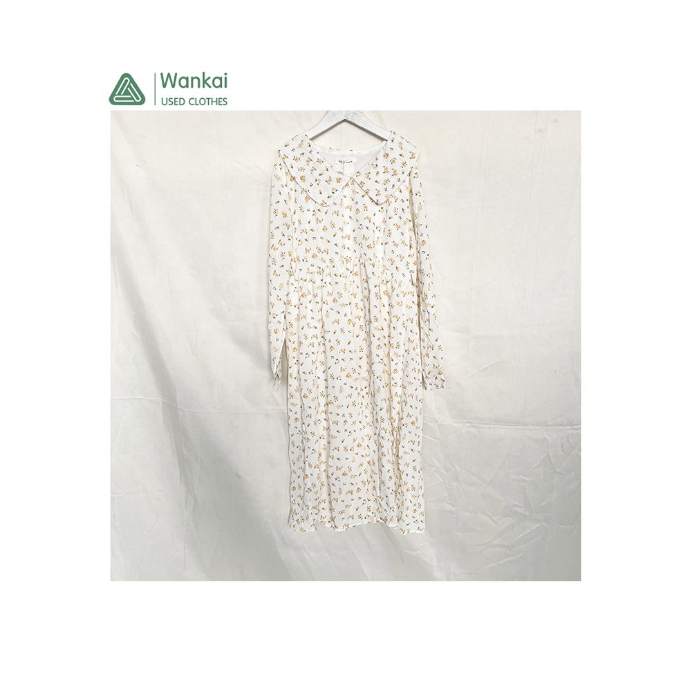 CwanCkai Factory Wholesale Mixed Colors Women's Clothing Used, Good Quality Top Clean Used Woman Dress Korean