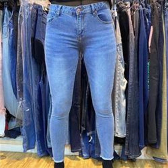  fashion mix second hand Jeans stocklots China factory wholesale lady jean women denim jeans
