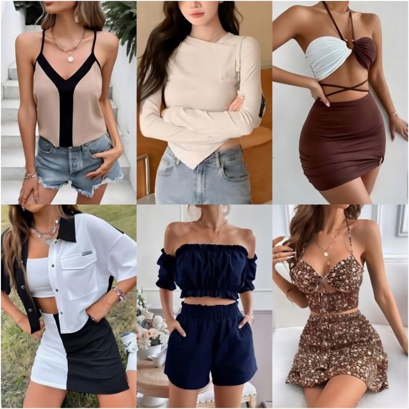 Wholesale womens 2023 for Supplier Brand New Tops Mix Assorted Dress Bulk Bales used Clothing Cut label stock clothing