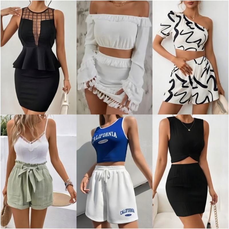 Wholesale womens 2023 for Supplier Brand New Tops Mix Assorted Dress Bulk Bales used Clothing Cut label stock clothing