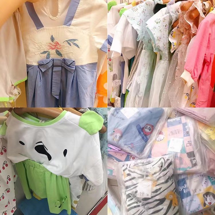 Assorted Baby Girl Apparel Clearance Stock Cheap Price Kids Clothing for Children of All Ages