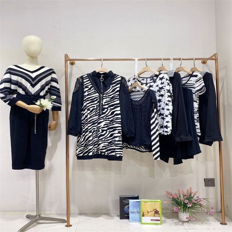 Cut Label Used Discount Women's Clothing Stock Clearance Workplace solid color women's clothing bulk sales