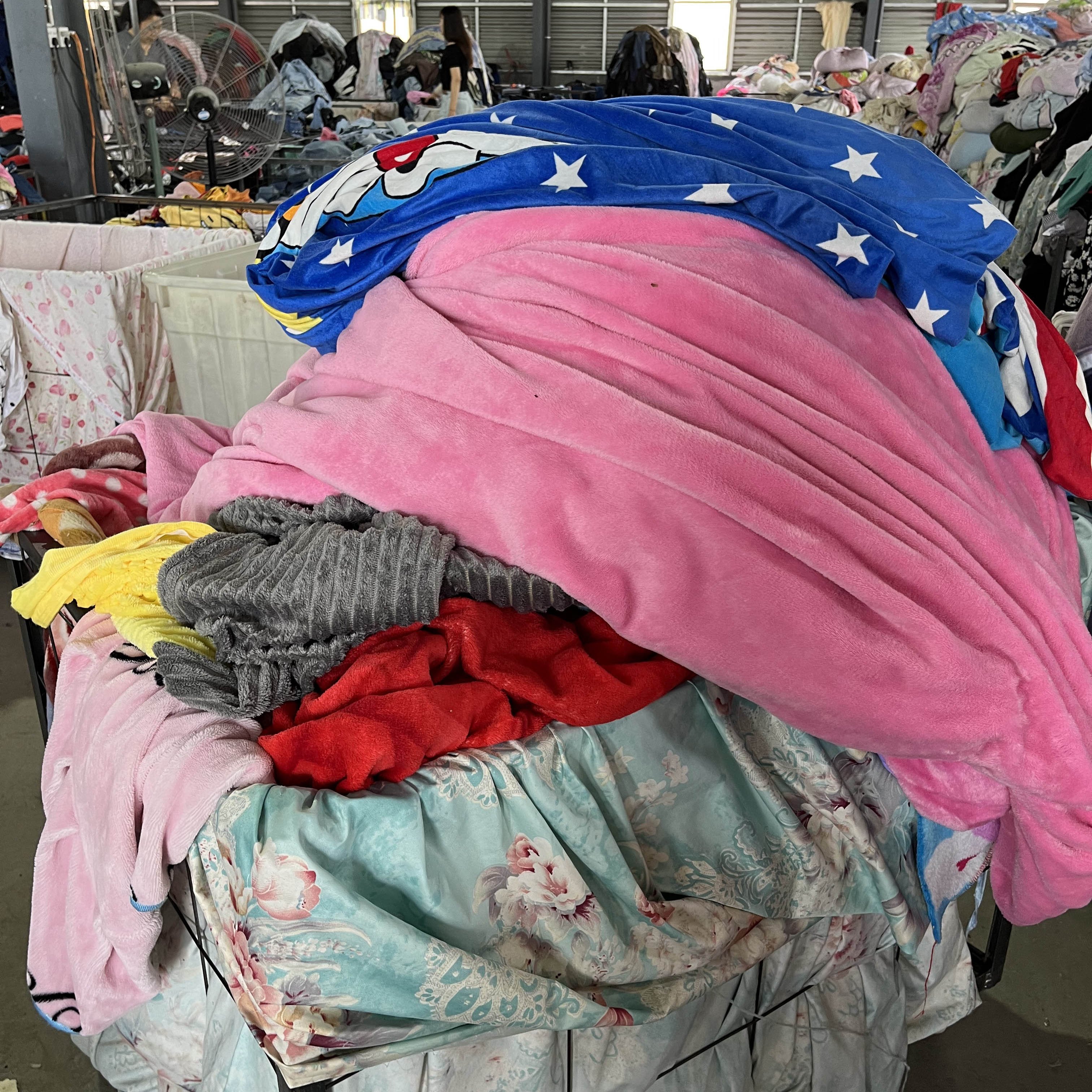 Branded Used Blankets In Bales Second Hand For Sale Household Use Wholesale For Tropical Weather used accessories