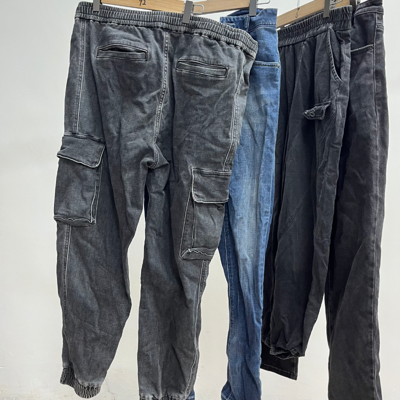 Wholesale Men's Jeans Pants Second Hand Clothes Bales From Uk Jeans For Men Used Clothes