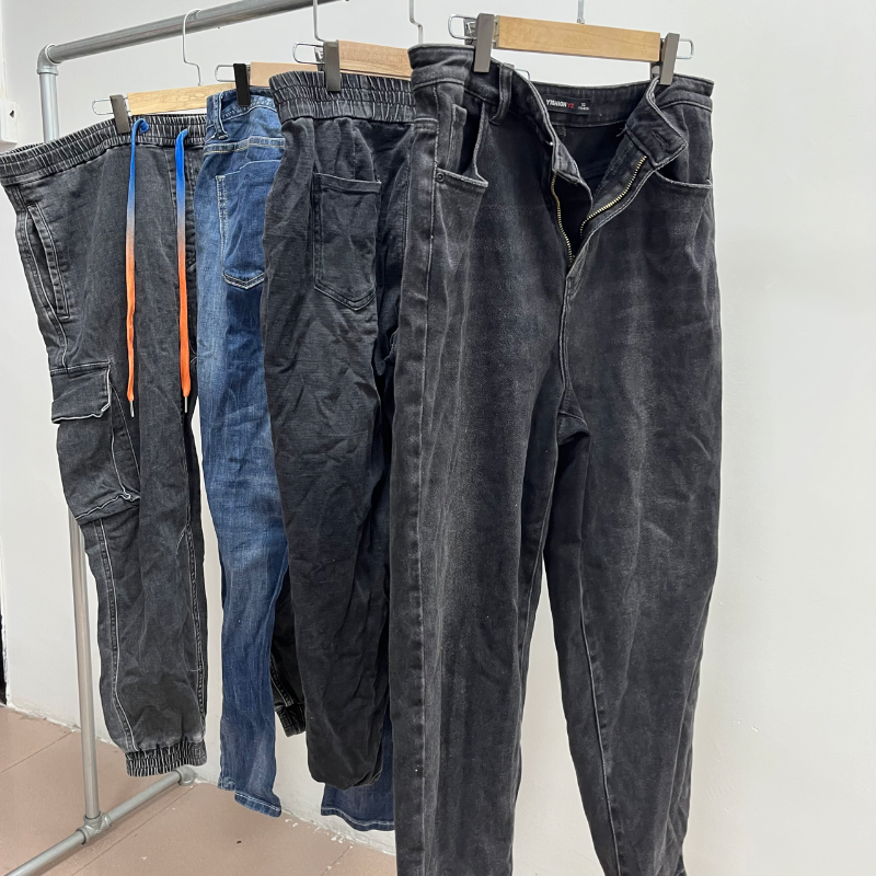 Wholesale Men's Jeans Pants Second Hand Clothes Bales From Uk Jeans For Men Used Clothes
