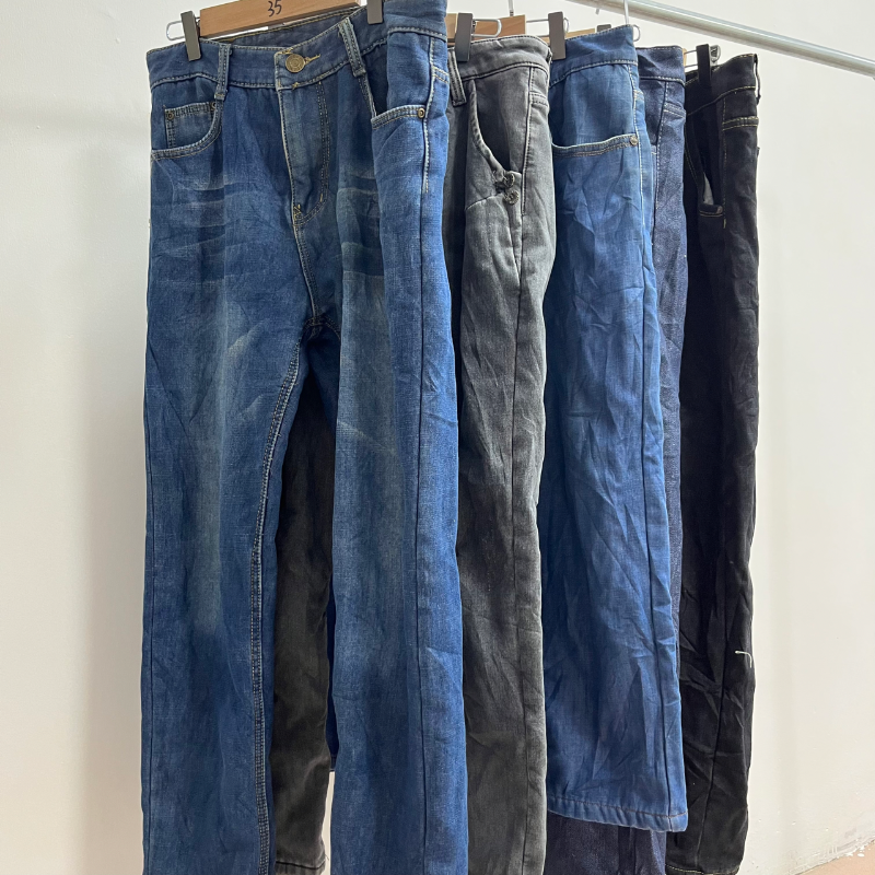 Wholesale Men's Jeans Pants Second Hand Clothes Bales From Uk Jeans For Men Used Clothes