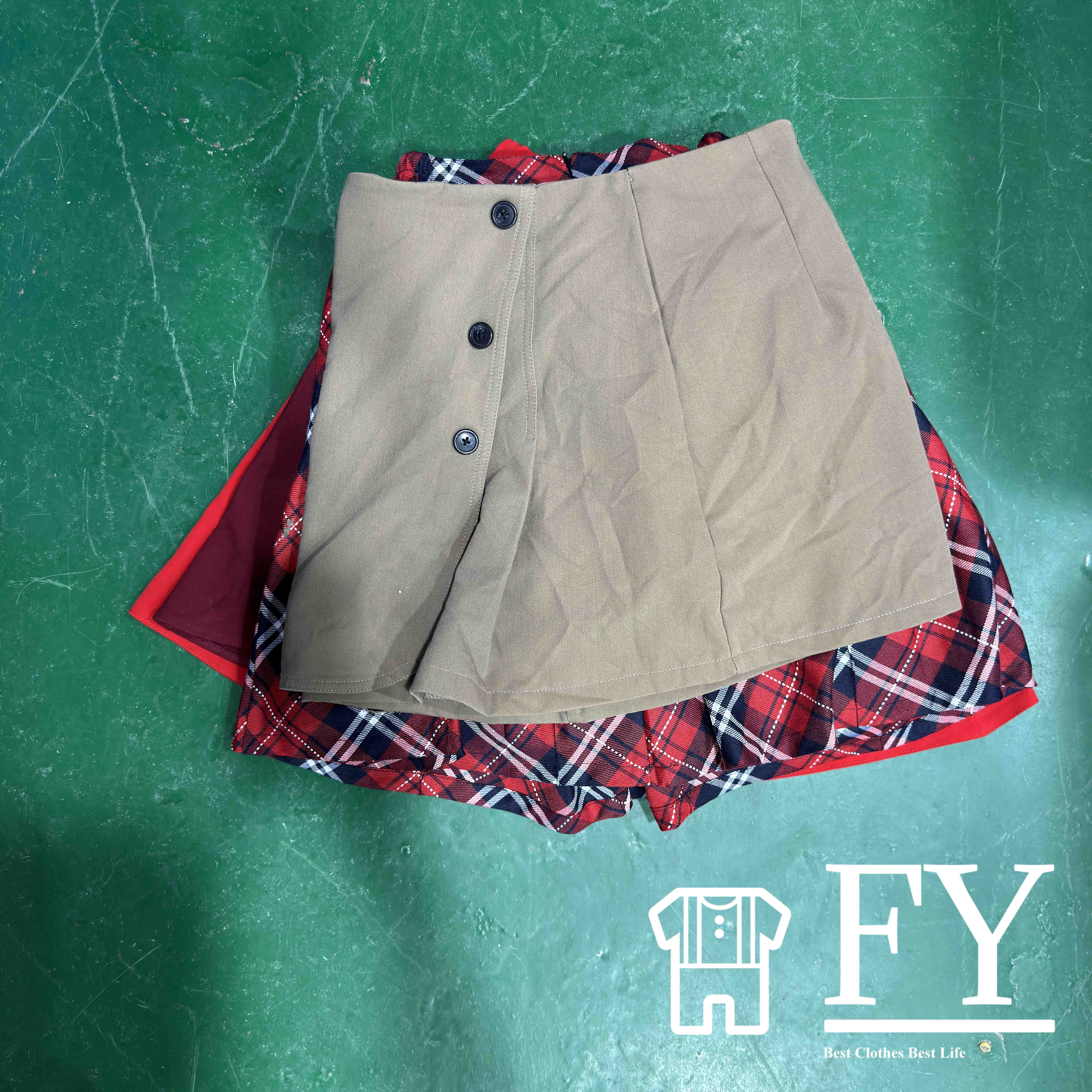 FengYang Second Hand Clothing in Bale Girl and Women Wear Mini Skirt Summer for Women Adults Bundle Colorful Mix Size