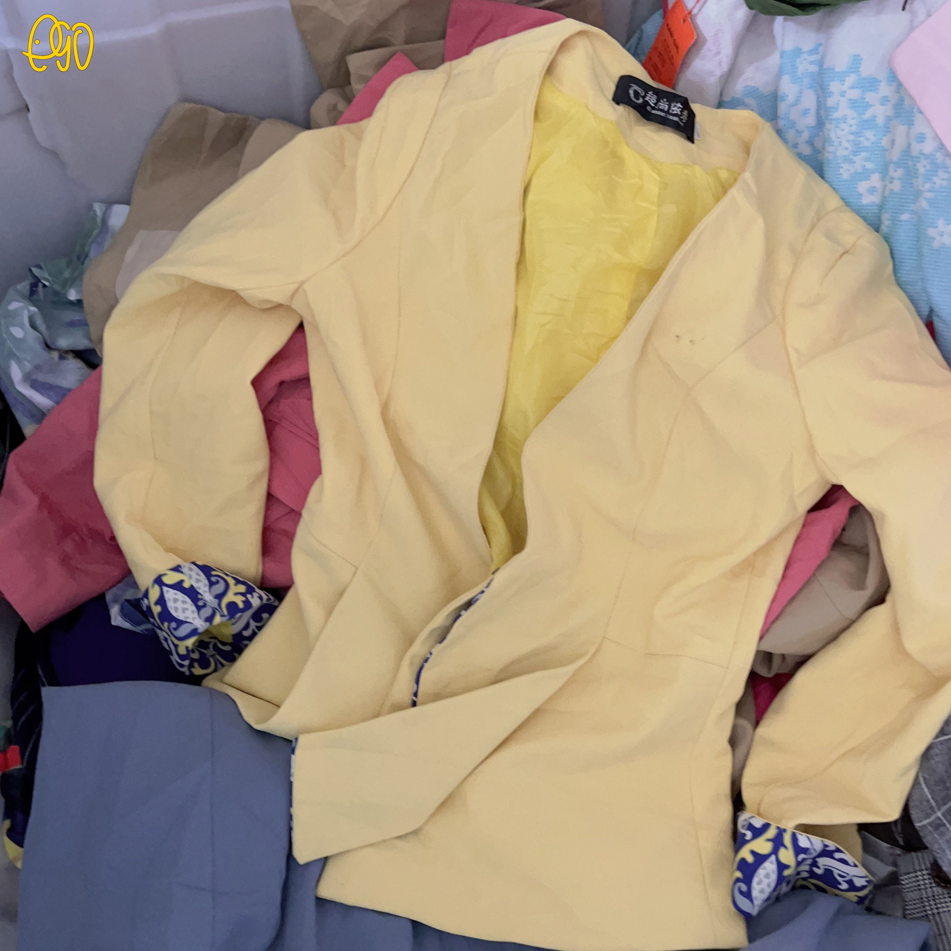 Thrift Blazer Ladies Used Casual Thin Suit Jackets Korean Second Hand Thrift Branded Women Fashion Suit Coat In Bales ropa usada
