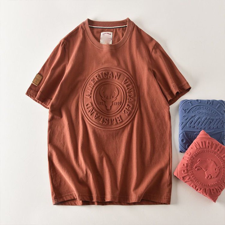 High Quality t shirt Cotton solid colors printing mens t shirts stock Solid color T-shirt