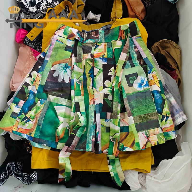 Wholesale Second Hand Short Skirt Clothes Skirt Used Clothes Women Sexy Korea Dress Mixed Clothes Used Clothing Stock Apparel