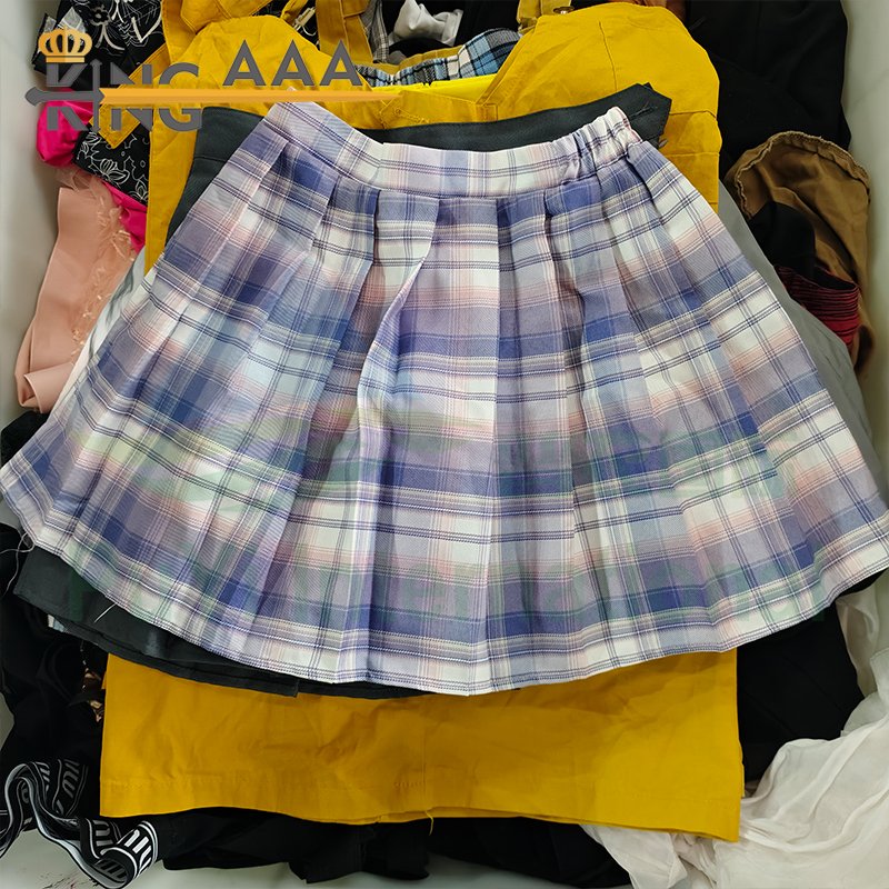 Wholesale Second Hand Short Skirt Clothes Skirt Used Clothes Women Sexy Korea Dress Mixed Clothes Used Clothing Stock Apparel