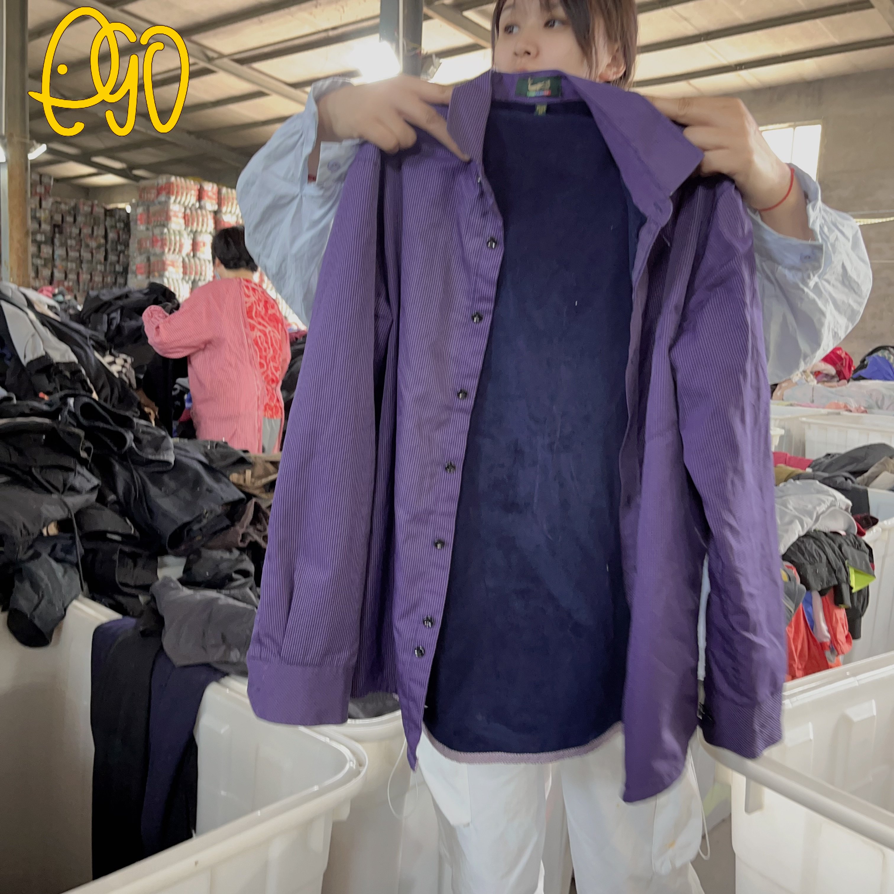 Factory Direct Sale Men Used Long Sleeve Plaid Flannel Shirt For Winter In Bale Second Hand Clothes Wholesale