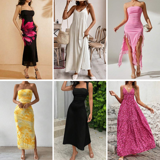 2024 clearance of women's clothing wholesale casual dresses mixed packaging random shipment of inventory clothing