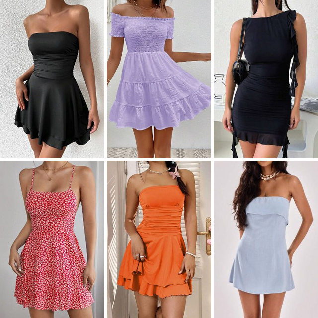 2024 clearance of women's clothing wholesale casual dresses mixed packaging random shipment of inventory clothing