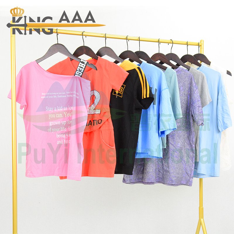 Wholesale Woman Mixed Ladies Girls Fashion t-Shirt Luxury T-shirt 100% Cotton O neck Casual Apparel Stock Clothes