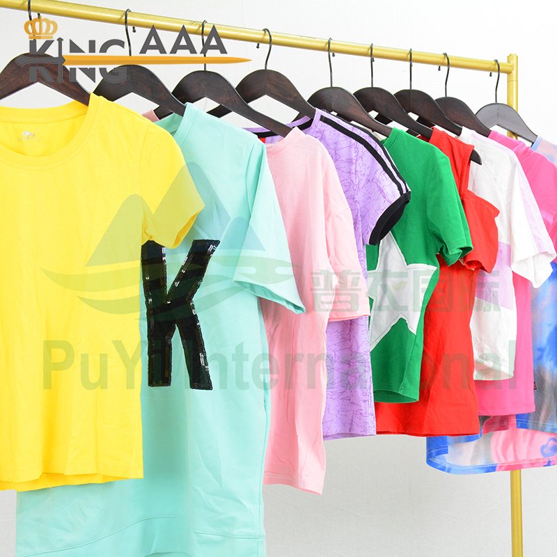 Wholesale Woman Mixed Ladies Girls Fashion t-Shirt Luxury T-shirt 100% Cotton O neck Casual Apparel Stock Clothes