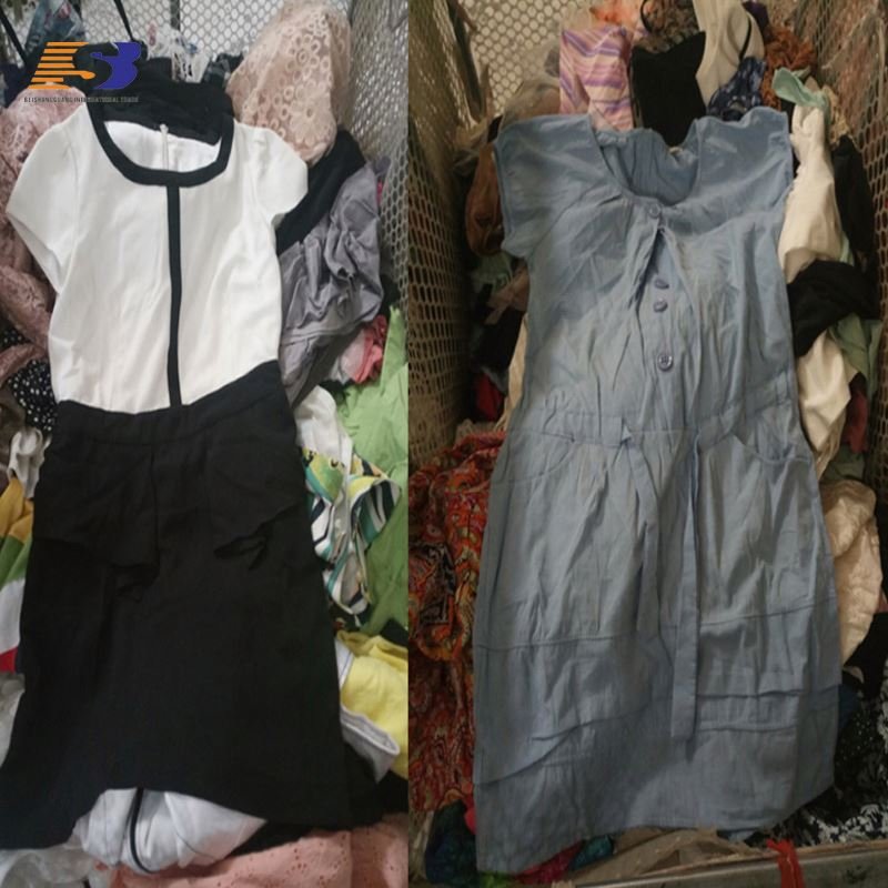 Second Hand Clothing Mixed Bales Of Container Women A Grade clothes Used Clothes In Bales