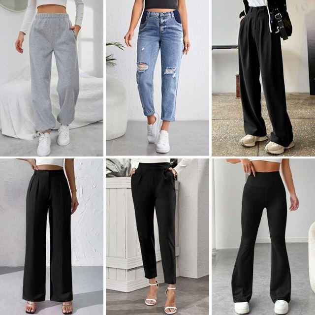 Wholesale leisure women's straight fit comfortable used women's jeans loose women's jeans clearance