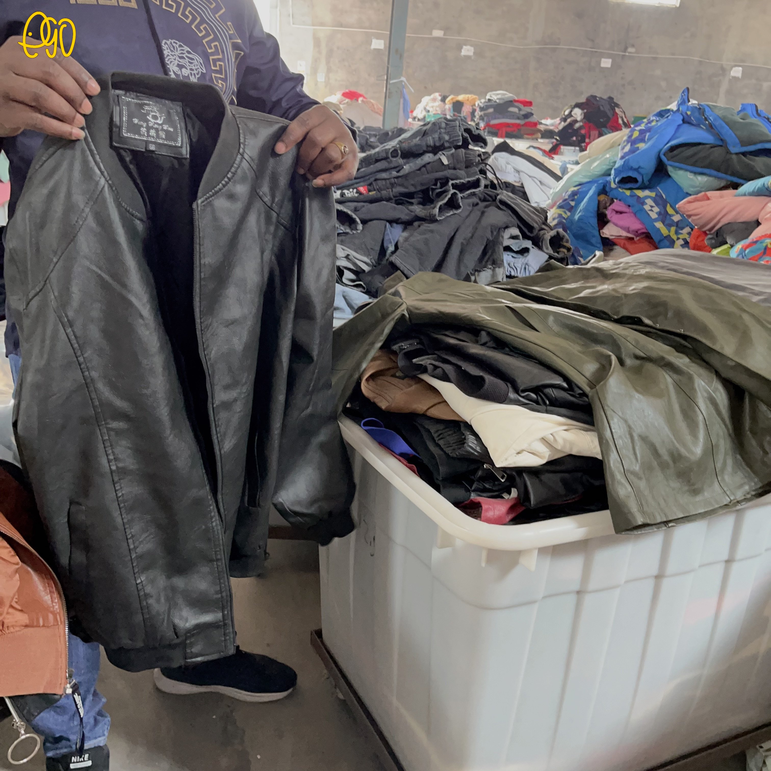 Leather Jacket Mix 50 kg Bales Of Mixed Used Clothing Second Hand Used Clothes From USA