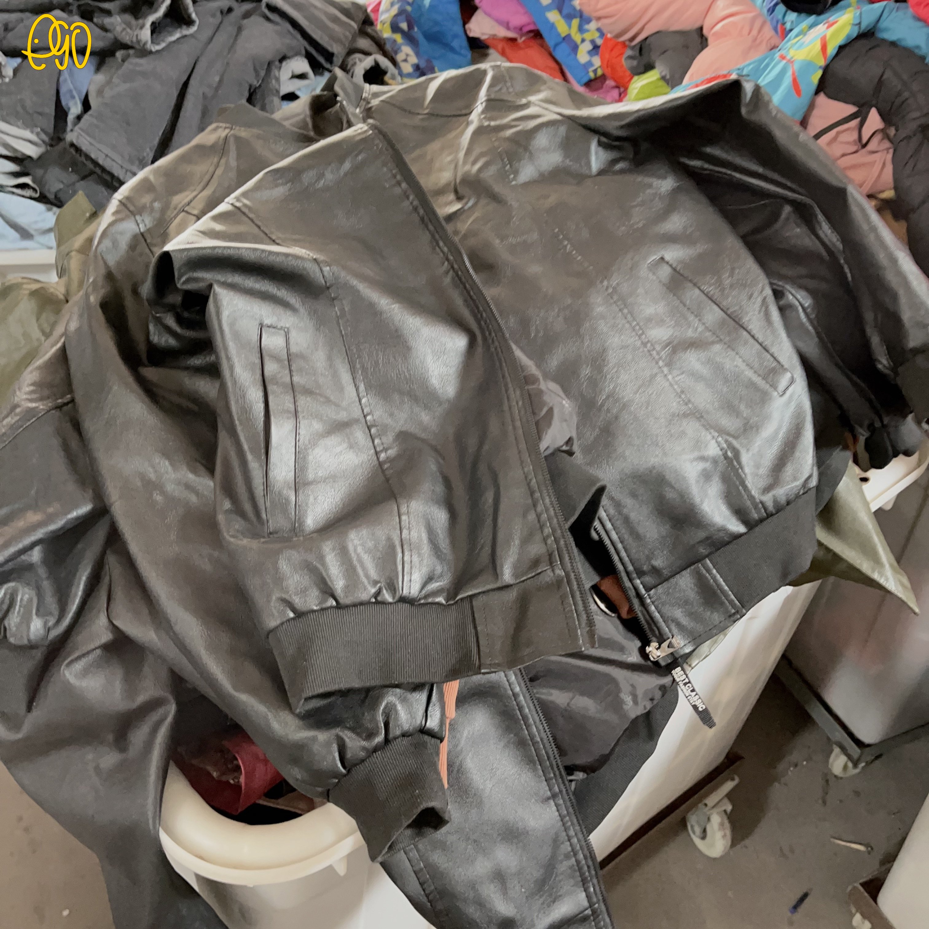Leather Jacket Mix 50 kg Bales Of Mixed Used Clothing Second Hand Used Clothes From USA