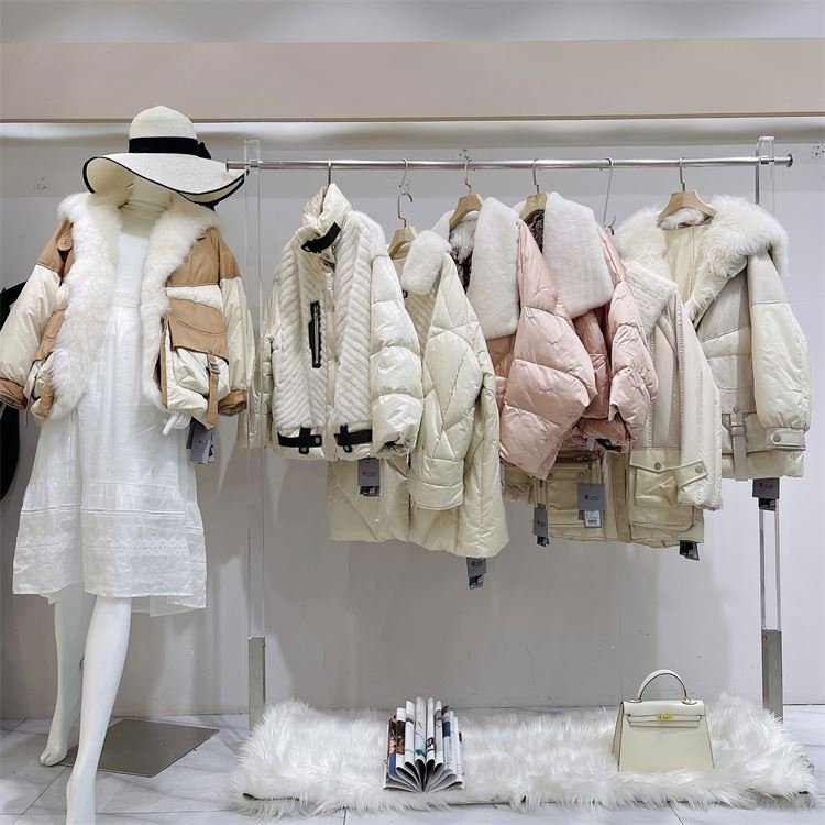 2024 winter miscellaneous down jacket used discount women's clothing tail goods special price clearance stock clearance