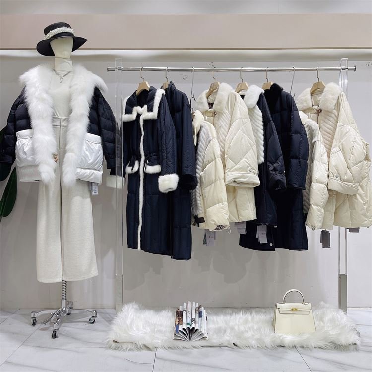 2024 winter miscellaneous down jacket used discount women's clothing tail goods special price clearance stock clearance