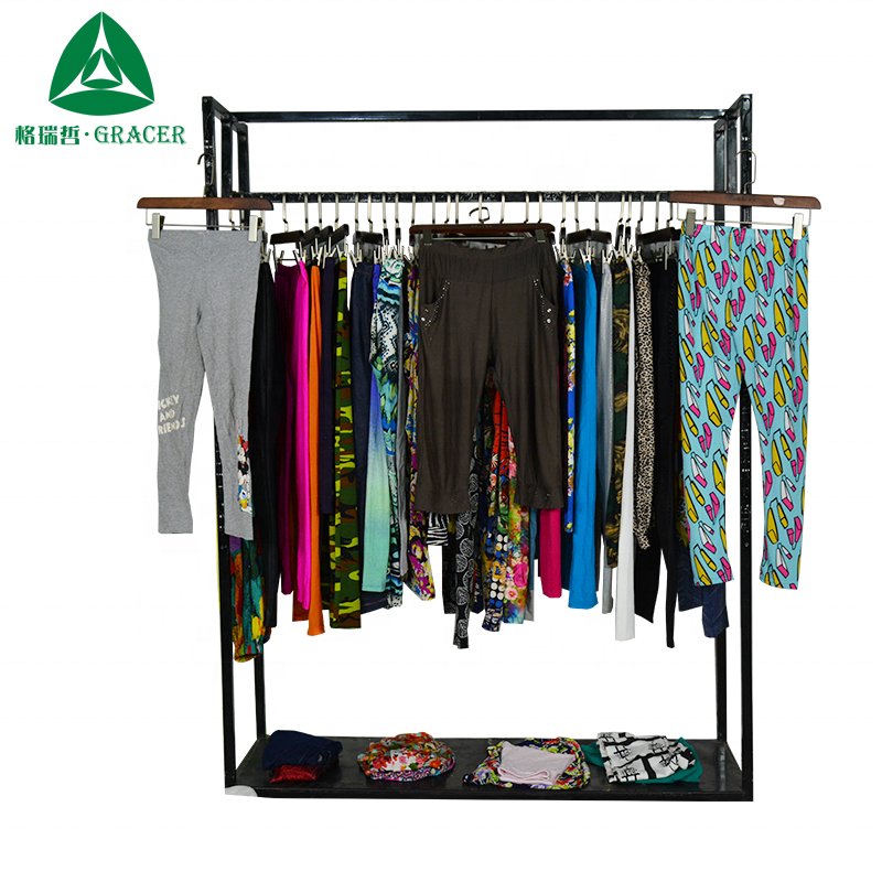 Leggings fitness second hand clothes eu import used clothes to in india