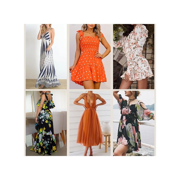 bulk clothes factory wholesale women's clothing dress apparel stock