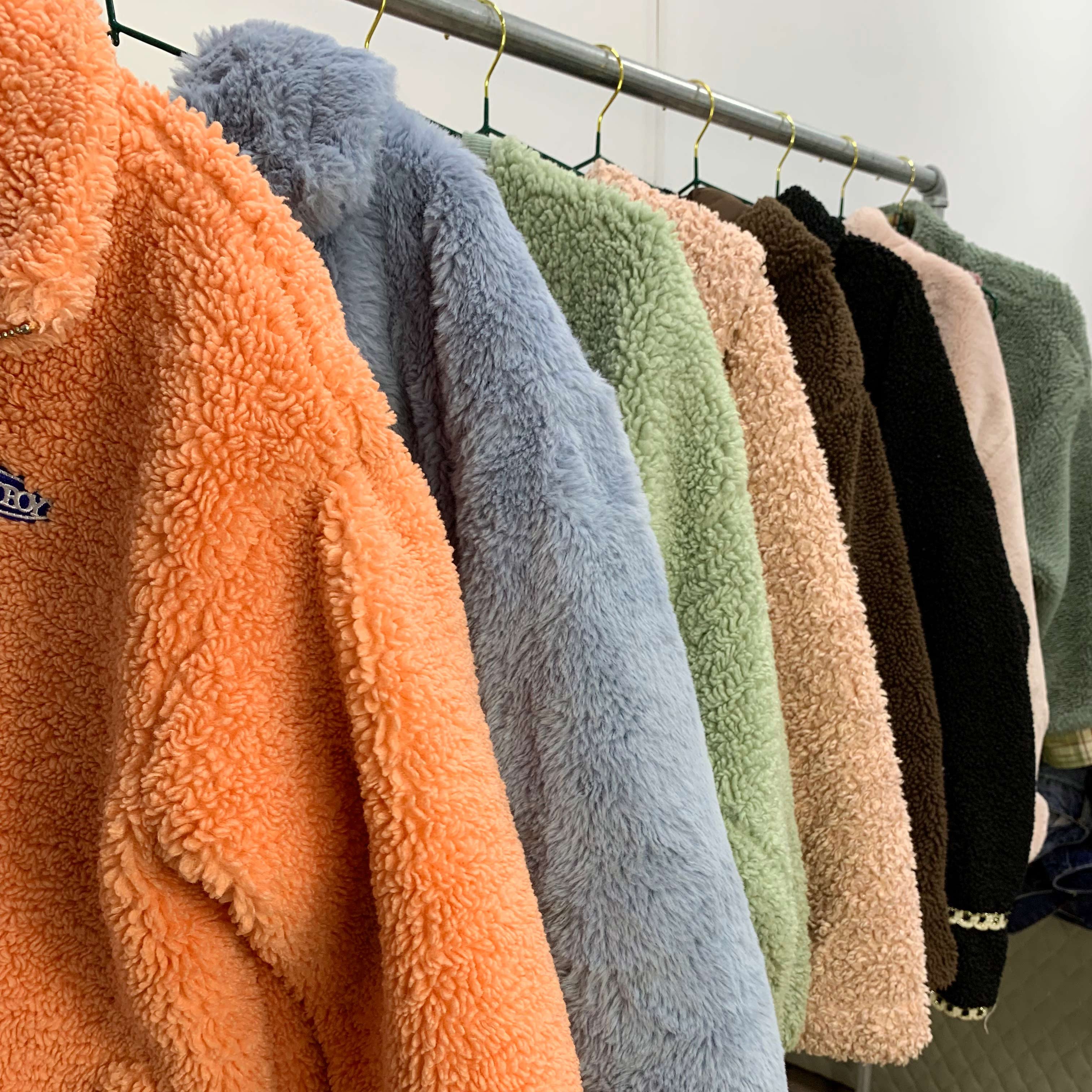 Winter women's fur coat High quality second-hand women's plush coat Winter Wool Jacket