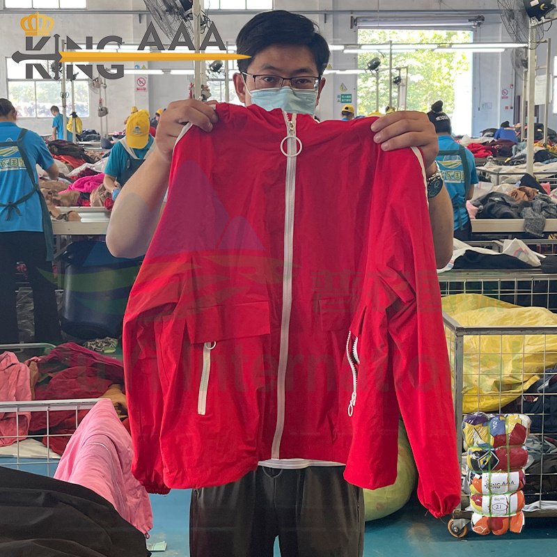 Premium Quality Hip Hop second-hand jacket Lightweight branded used clothes for good stock Men's Casual Jackets With Pockets