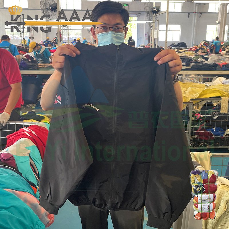 Premium Quality Hip Hop second-hand jacket Lightweight branded used clothes for good stock Men's Casual Jackets With Pockets
