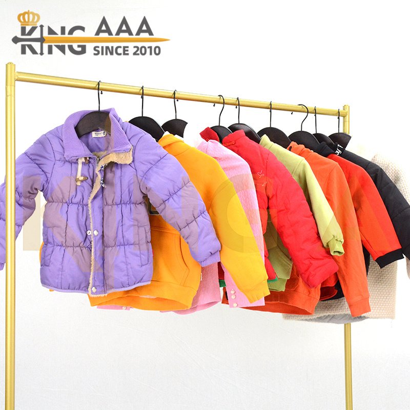 Geyu Children Winter Wear Mixed Used Clothes Fashion Second Hand Long Sleeve Clothing Bales for Kids