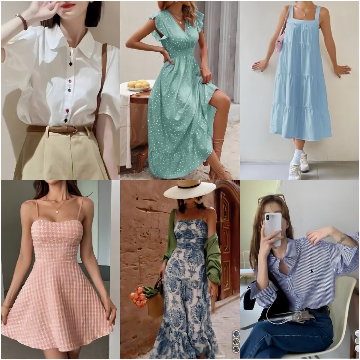Branded Clothes Women's Mix Style Stock Dresses T-shirts ropa mujer Small Shirts Pants Skirts Used Clothes