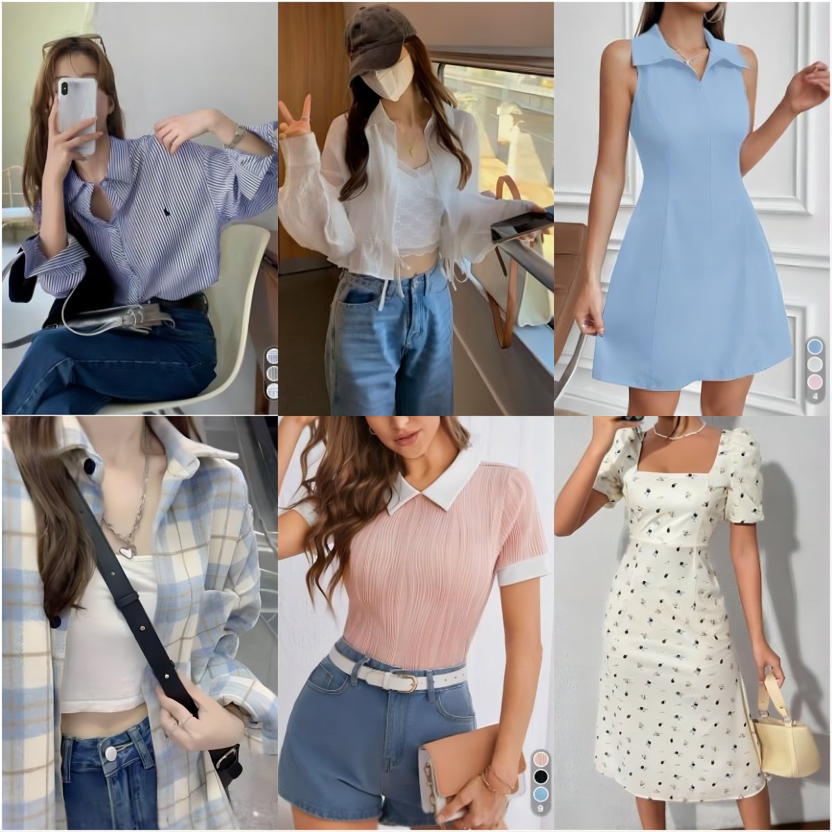 Branded Clothes Women's Mix Style Stock Dresses T-shirts ropa mujer Small Shirts Pants Skirts Used Clothes