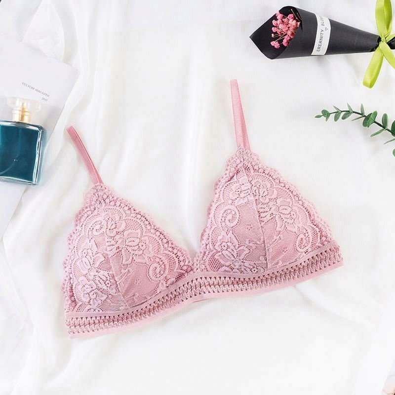 Underwear Sexy Lingerie Seamless Lace Bra Without Underwire Women Push-up Bra Stock