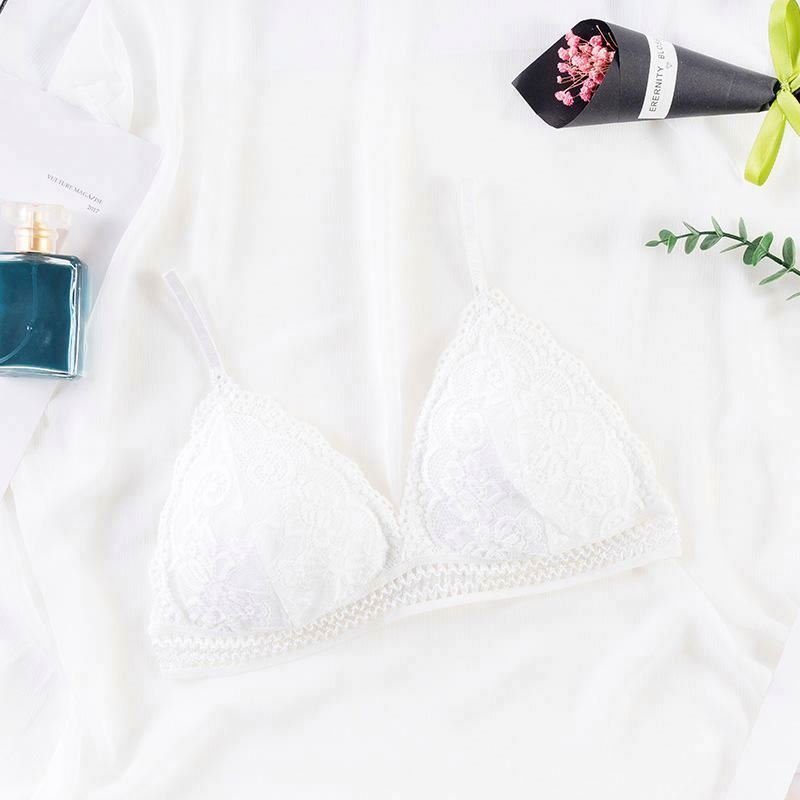 Underwear Sexy Lingerie Seamless Lace Bra Without Underwire Women Push-up Bra Stock