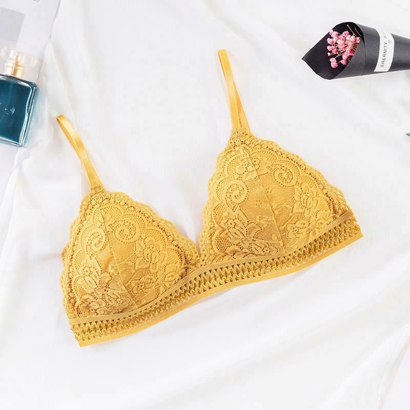 Underwear Sexy Lingerie Seamless Lace Bra Without Underwire Women Push-up Bra Stock